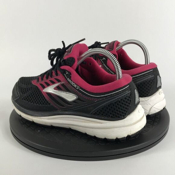 Brooks Addiction 13 Black/Pink Running Shoes 1202532B070 Women’s Size 7 2E - Picture 7 of 12